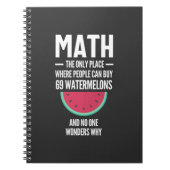 Math. Funny Math Sarcasm Quote Gift Notitieboek (Voorkant)
