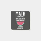 Math. Funny Math Sarcasm Quote Gift Post-it® Notes (Voorkant)