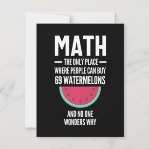 Math. Funny Math Sarcasm Quote Gift Save The Date