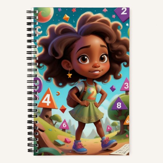 Math Girl Notitieboek (Voorkant)