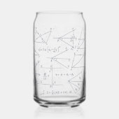 Math Handwritten Calculations Illustrations Blikvorm Glas (Voorkant)