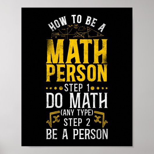 Math How To Be A Math Person Step 1 Do Math (Any Poster (Voorkant)