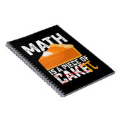 Math Is A Piece Of Cake Pi Day Funny Notitieboek (Rechterzijde)