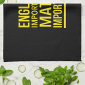 Math is importanter than english theedoek (Gevouwen)