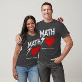 Math Is Like Love Graphic Tee T-shirt (Unisex)