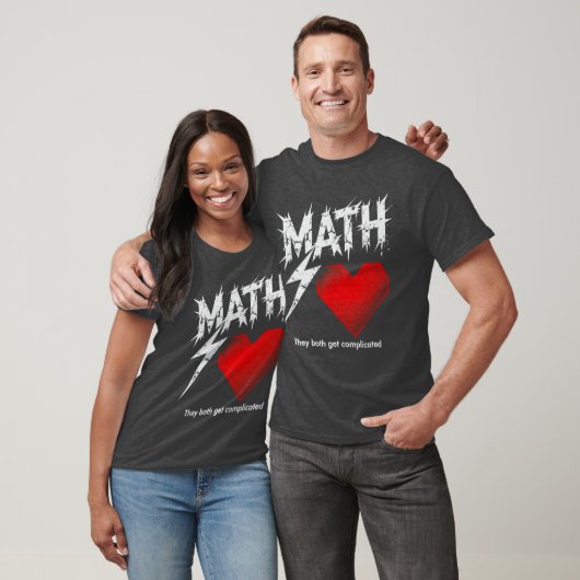 Math Is Like Love Graphic Tee T-shirt (Unisex)
