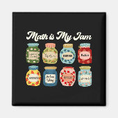 Math Is My Jam Teacher Shirt Stem Student Clroom Magneet (Voorkant)