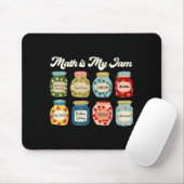 Math Is My Jam Teacher Shirt Stem Student Clroom  Muismat (Met muis)