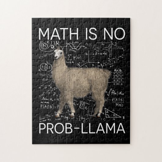 Math is No Prob-Llama - Math Llama Teacher Legpuzzel (Verticaal)