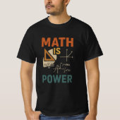 Math is Power T-shirt (Voorkant)