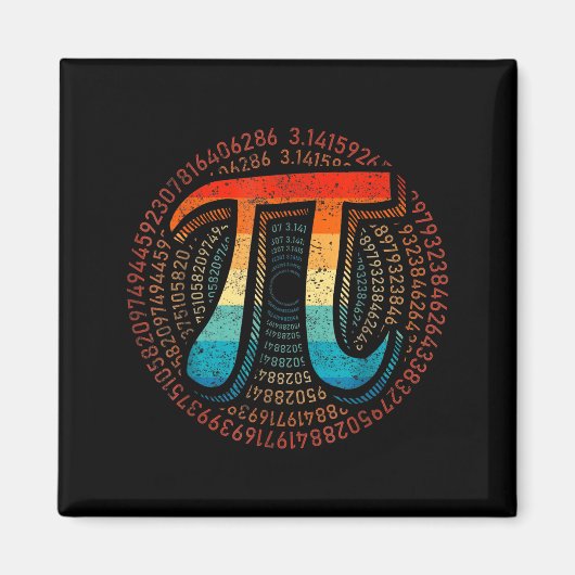 Math Is Simple As Pi Math Teacher Happy Pi Day Lov Magneet (Voorkant)
