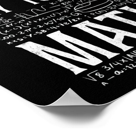 Math It'S A Beautiful Day To Do Math Teacher Nerd Poster (Hoek)