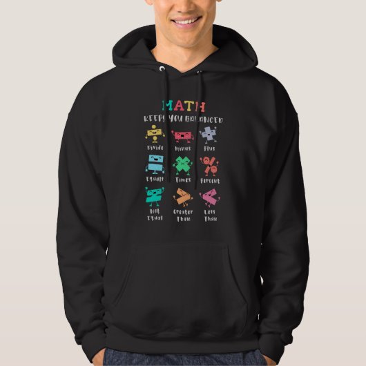 Math keeps you balanced hoodie (Voorkant)