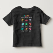 Math keeps you balanced kinder shirts (Voorkant)