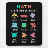 Math keeps you balanced muismat (Voorkant)