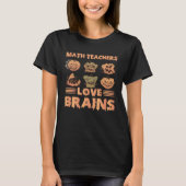 Math Loves Brain T-shirt (Voorkant)