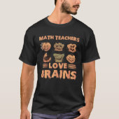 Math Loves Brain T-shirt (Voorkant)