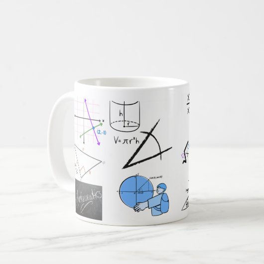 Math matters mug koffiemok (Voorkant links)