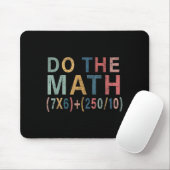 Math Meme Funny Gift For Teacher, Student Men Wome Muismat (Met muis)