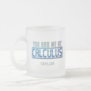 Math Nerd Gag Je Had Me Al Bij Calculus Matglas Koffiemok