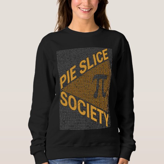 Math  Nerd Geek Pi Day Mathematician Pie Slice Soc Trui (Voorkant)