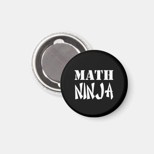 Math Ninja Magneet (Voorkant / Achterkant)