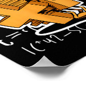 Math Overload Funny Equation Cartoon Poster (Hoek)