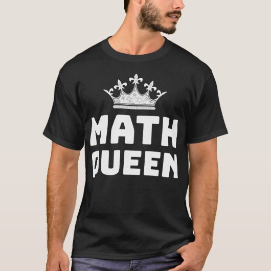 Math Queen pony kiddinx  T-shirt (Voorkant)