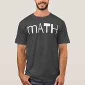 MATH retro T-shirt (Voorkant)