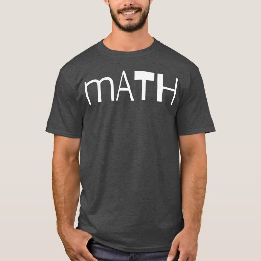 MATH retro T-shirt (Voorkant)