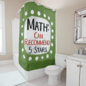 Math Review 5 sterren douchegordijn (In situ)