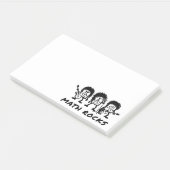 Math Rocks Academic Rock Band Humor Post-it® Notes (Schuin)