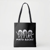 Math Rocks Academic Rock Band Humor Tote Bag (Voorkant)