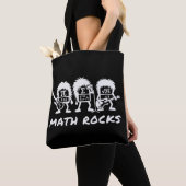 Math Rocks Academic Rock Band Humor Tote Bag (Dichtbij)