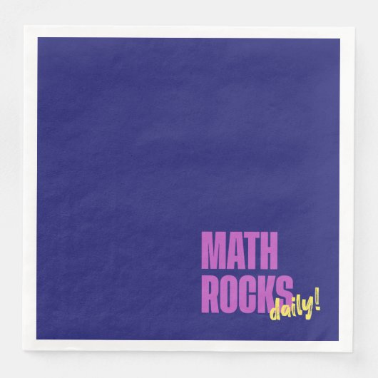 Math Rocks Daily Servet (Voorkant)