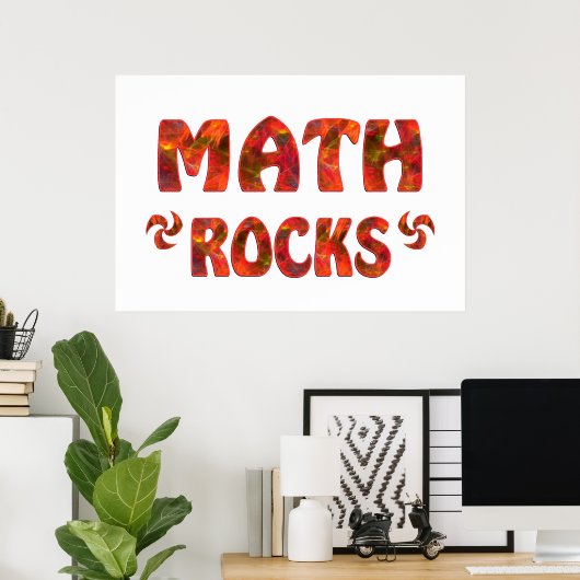 MATH ROCKS POSTER (Thuiskantoor)