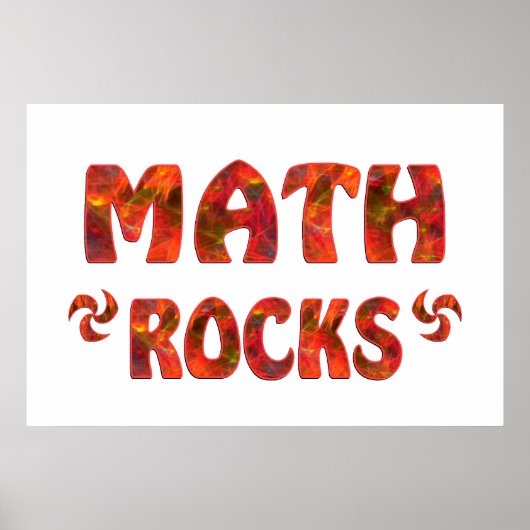 MATH ROCKS POSTER (Voorkant)