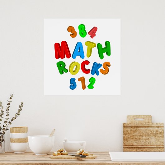 MATH ROCKS POSTER (Keuken)