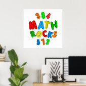 MATH ROCKS POSTER (Thuiskantoor)