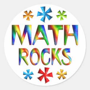 MATH ROCKS RONDE STICKER