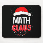 Math Santa Claus Christmas Matching Costume Muismat (Voorkant)