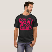 Math saying student Funny Funny ranch mustang  T-shirt (Voorkant volledig)