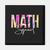 Math Squad Tie Dye Back To School Women Appreciati Magneet (Voorkant)