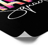 Math Squad Tie Dye Back To School Women Appreciati Poster (Hoek)