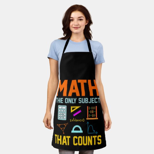 Math Subject Counts Mathematic Maths Teacher Schort (Gedragen)