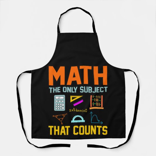 Math Subject Counts Mathematic Maths Teacher Schort (Voorkant)