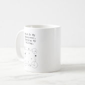 Math Superpower Teacher | Calling & Passion Koffiemok (Voorkant links)