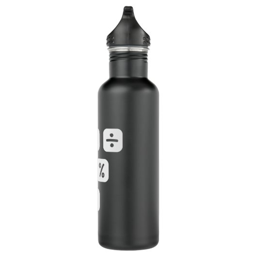 Math Symbols mathematical Signs Maths Waterfles (Rechts)