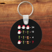 Math Teacher Christmas Shirt Quiz Sleutelhanger (Voorkant)