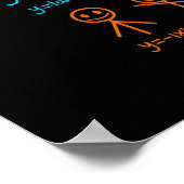 Math Teacher Dance Equation Mathematic Maths Poster (Hoek)